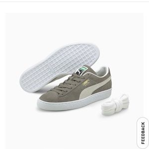 Puma Suede Classic+ in steeple gray-white